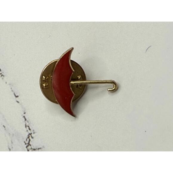 Jewelry - Travelers Insurance Company Lapel Pin Umbrella Logo Tie Tack